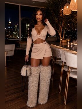 Ms. Mongolian Furry Boots